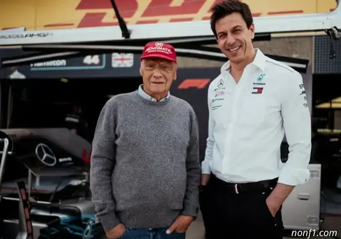 Toto Wolff: That was the whole Niki Lauda thing.…