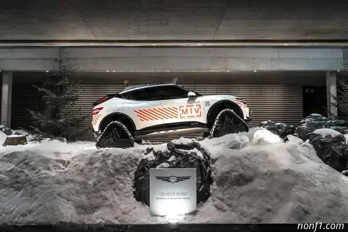 Genesis Equipped a GV60 with Snow Treads Since It's Awesome, Alright?