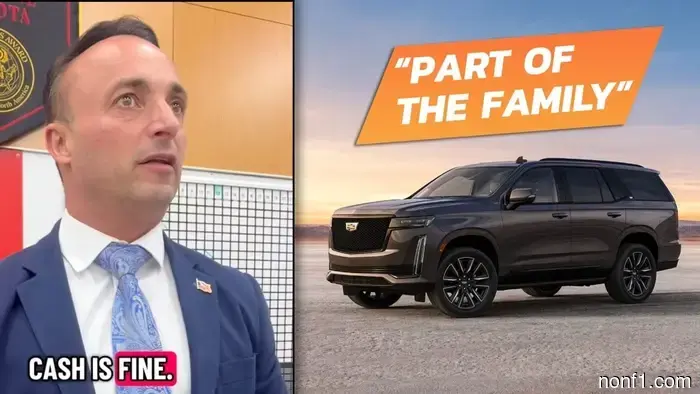 Intercambios de concesionarios para el Cadillac Escalade 2023 con 510,000 millas, y hay señales de advertencia por todas partes.