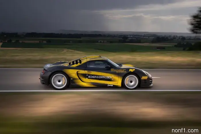 Ruf has reintroduced the flat-eight engine with a completely new design that produces over 1,000 horsepower.