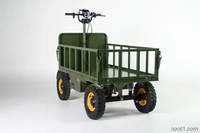 The StepRanger is a cargo carrier designed to fit into spaces where trucks cannot.