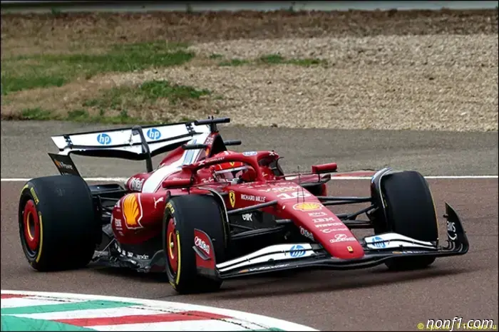 Video: Charles Leclair takes to the track at Fiorano