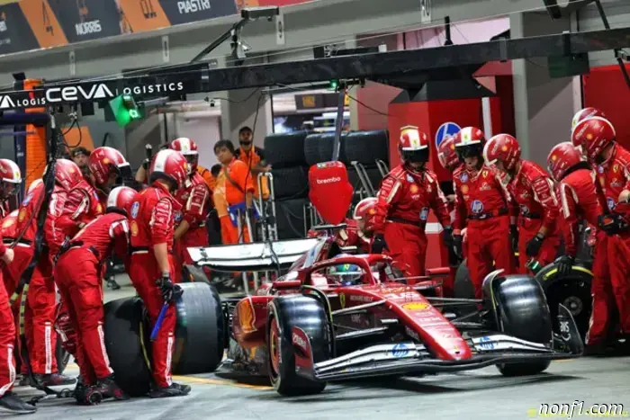 Leclerc: Ferrari is quite a bit behind the top three.