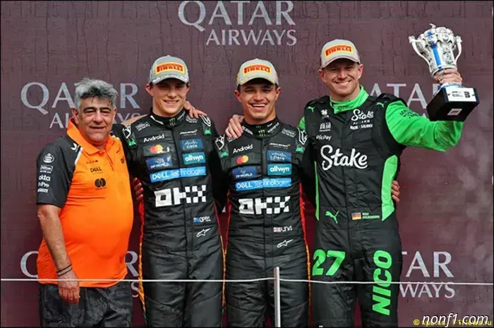 UK GP: Norris - Piastri - Hulkenberg