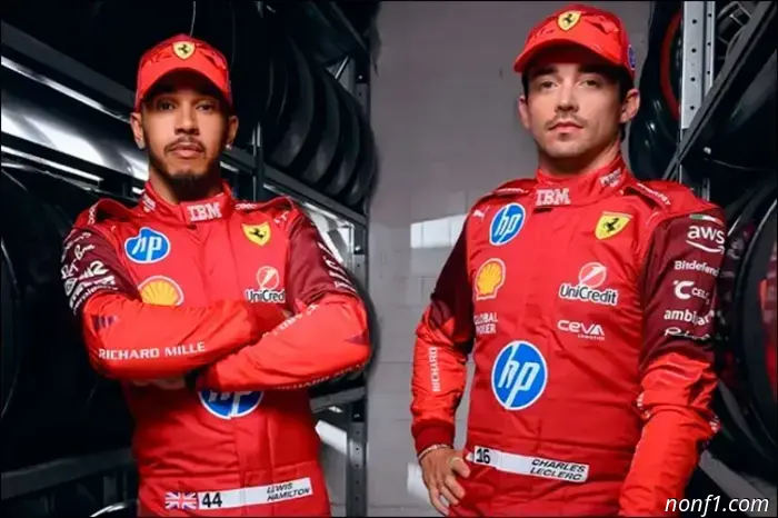 Ferrari unveiled jumpsuits for Las Vegas.