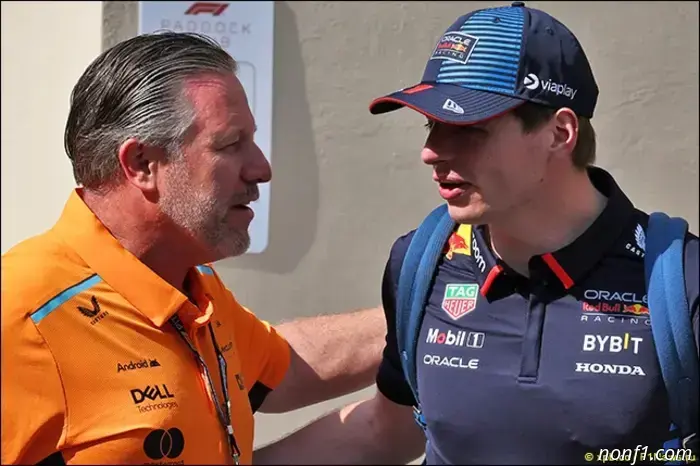Zak Brown: Red Bull are afraid of Max Verstappen