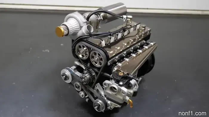 Hear the roar of this turbocharged 28cc inline-six engine!
