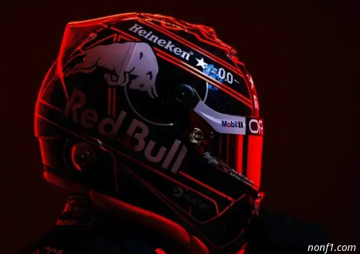 Verstappen unveiled helmet for three home stages