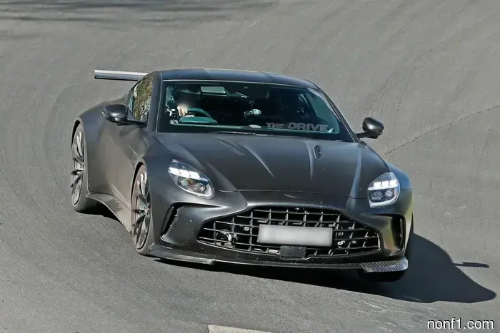 Count Them: Aston Martin Vantage Caught Testing with Eight Exhaust Outlets