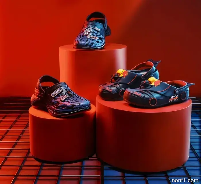 Supongo que ahora estoy comprando Crocs de Red Bull F1.