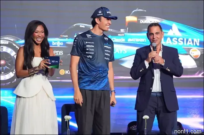 Alex Albon visited Johannesburg.