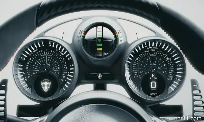 The new Koenigsegg CCGT1 hypercar presents another method for manual shifting.