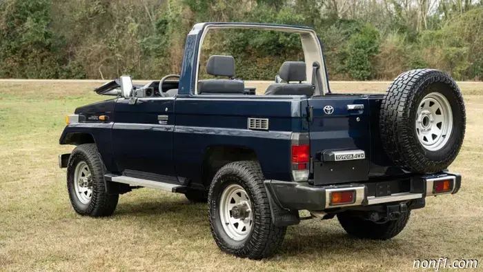 Perhaps I should consider purchasing a 70 Series Toyota Land Cruiser that has a foldable windshield and a roll hoop.