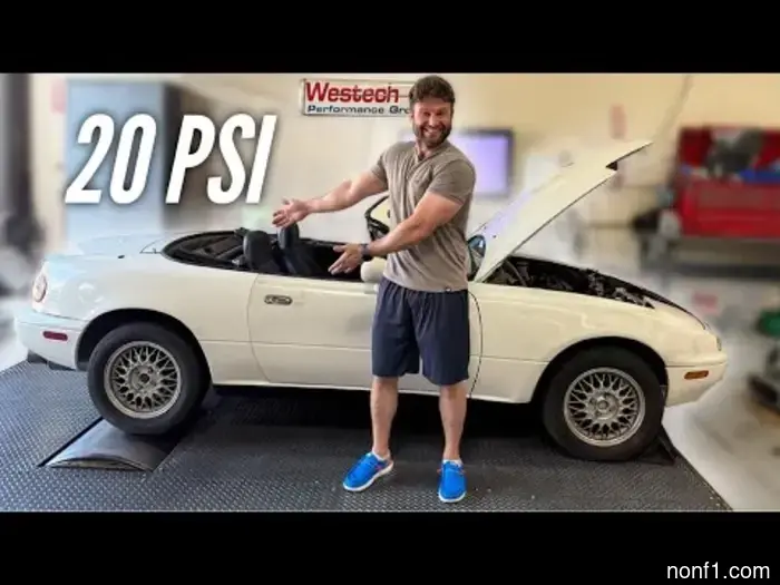 Here’s the sound of a one-rotor Turbo Miata producing 155 HP.