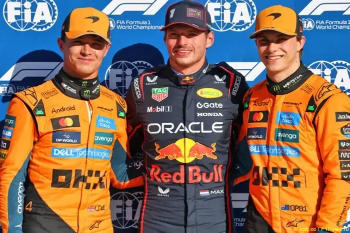 Condiciones para el título de Norris, Verstappen y Piastri