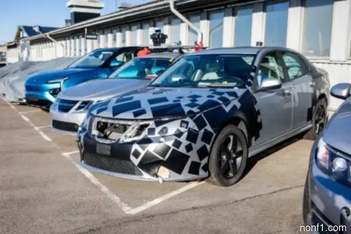 Seven Saab prototypes that were left at the factory are set to be auctioned off.