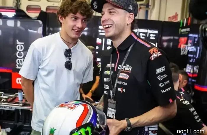Antonelli congratulated Marco Bezzecchi on his victory in Mugello.