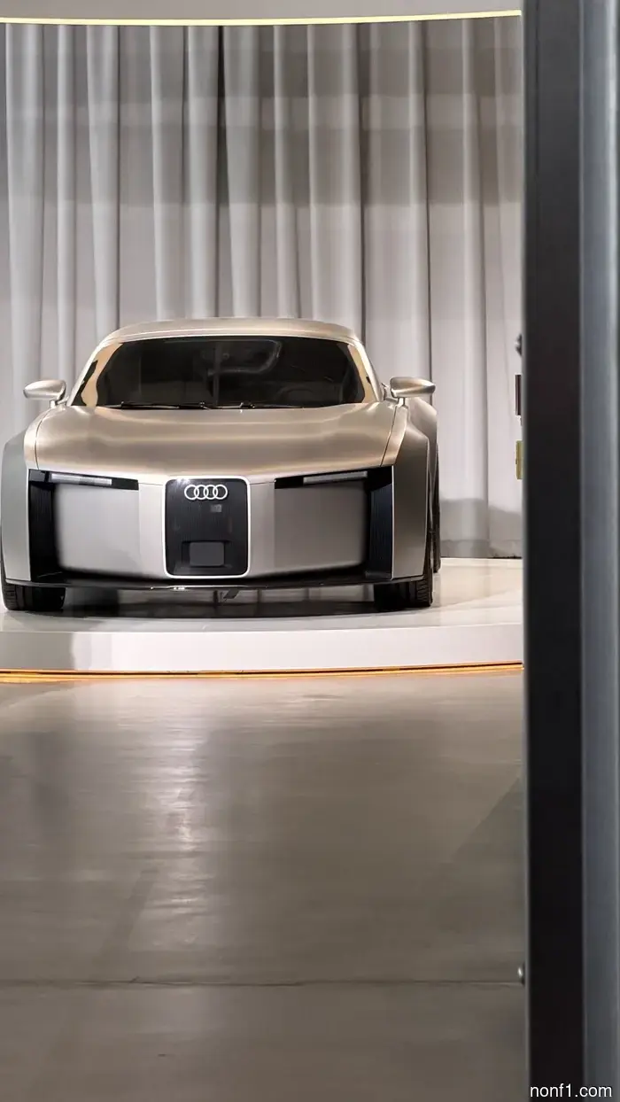 Audi's inaugural F1 car is straightforward yet stunning.