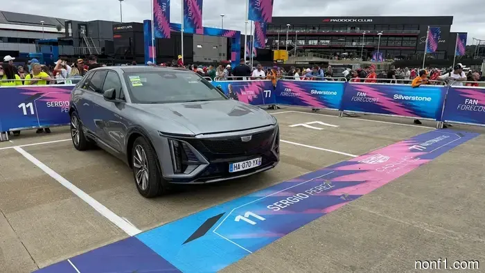 Take a look at the F1 drivers’ parking area in Silverstone.