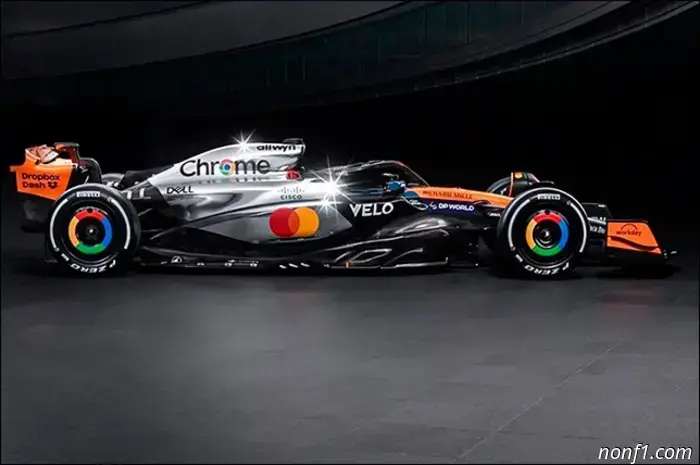 At Silverstone, McLaren cars will change their livery.