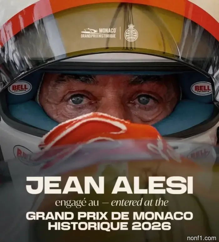 Alesi is once again participating in the historic races in Monaco.
