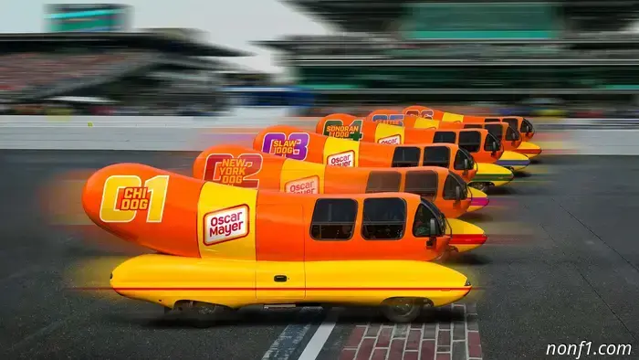Six Wienermobiles Will Compete for Victory at the Indy Motor Speedway This Friday