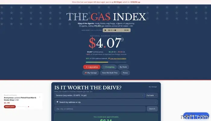 This new tool will track down the lowest gas prices near you.