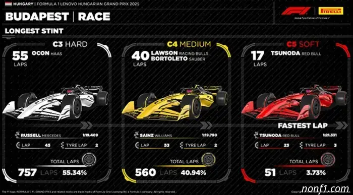 Las previsiones de Pirelli solo se cumplieron a medias...
