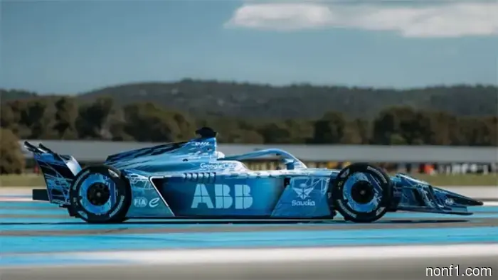 The GEN4 Formula E car debuted on the track.