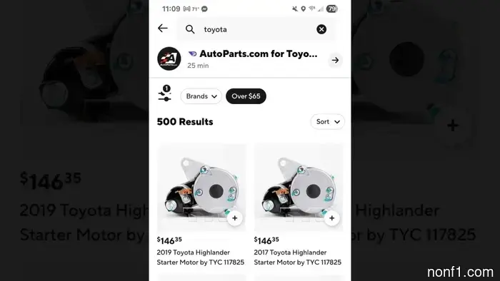 You can now order OE car parts through DoorDash just like you would with pizza.