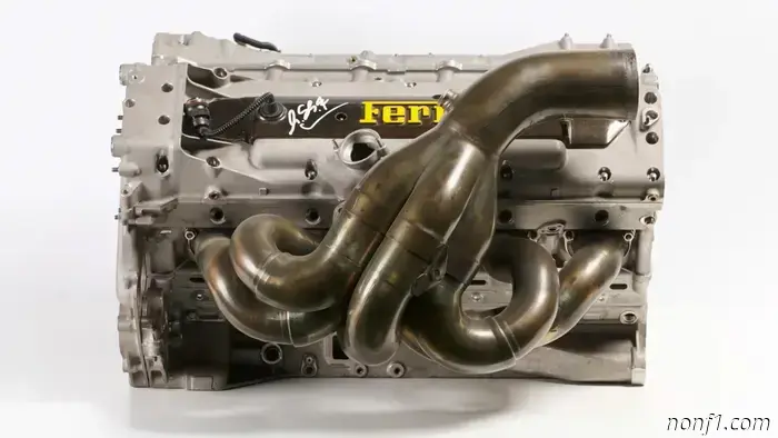 A Ferrari F1 engine is going up for auction with no reserve, and we should all consider placing low bids on it.