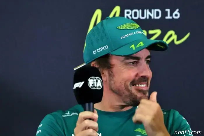 Alonso: Llegamos a Monza con expectativas moderadas.