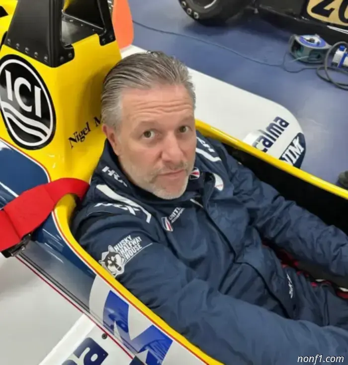 Zak Brown underwent a seat fitting at... Lotus and Williams