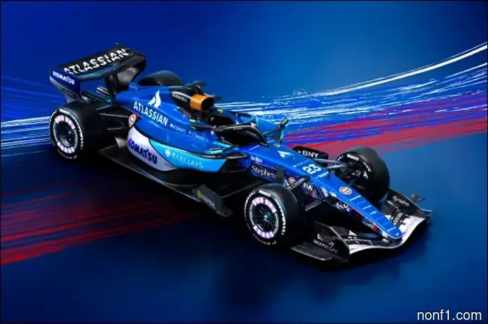 Williams showcased the car livery for Silverstone.