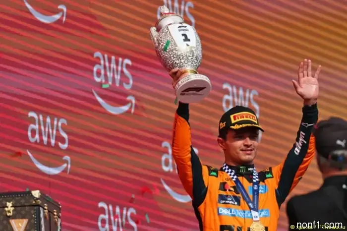 Lando Norris: I am very happy to be back on top again!