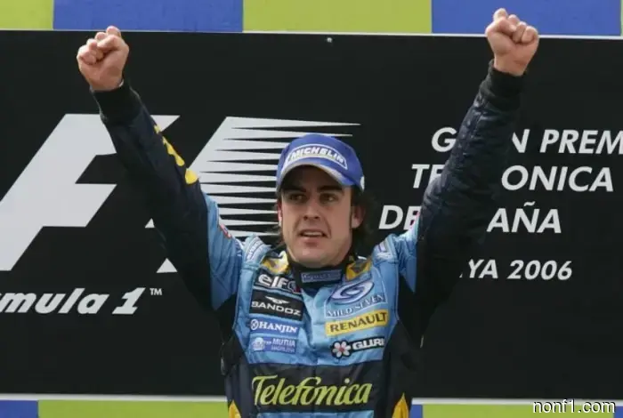 Alonso recalls his first victory in Barcelona.