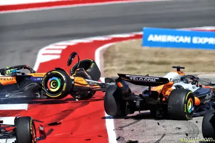 McLaren left the Austin collision without consequences.
