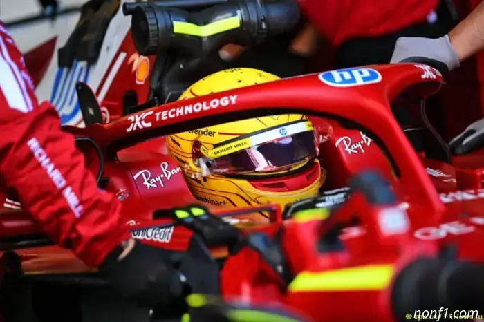 Lewis Hamilton se dirigió a los aficionados.