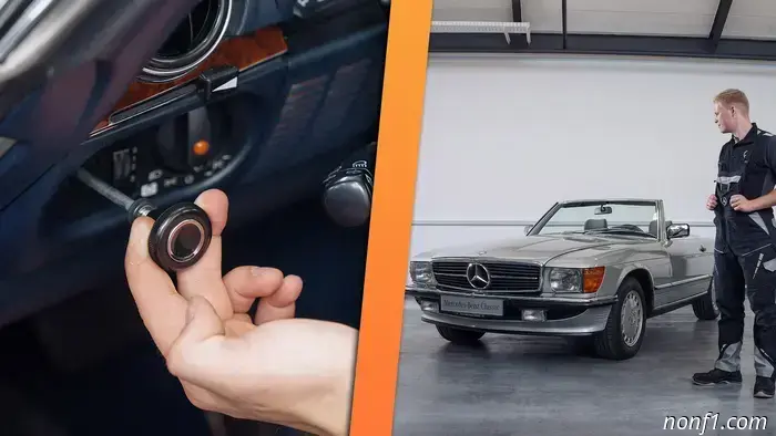 Mercedes Took Two Years to Reproduce This Classic Parking Brake Knob.