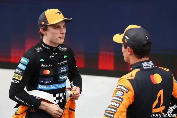 Berger says there's 'pressure on' Piastri and Norris.