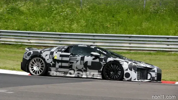 Spotted: Audi Is Currently Testing Its Newly Unveiled Nuvolari Supercar at the Nurburgring.