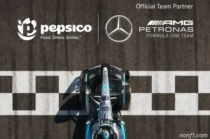 Mercedes signed a contract with PepsiCo.