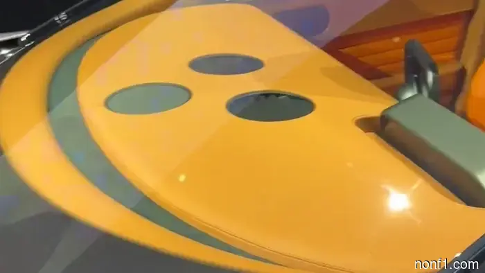 No one noticed the enormous smiley face on the dashboard of the Ferrari Luce.