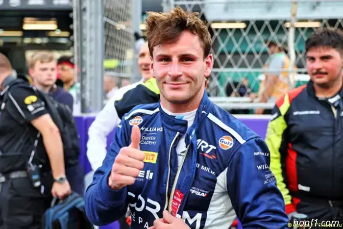 Victor Martin makes his Formula 1 debut in Barcelona