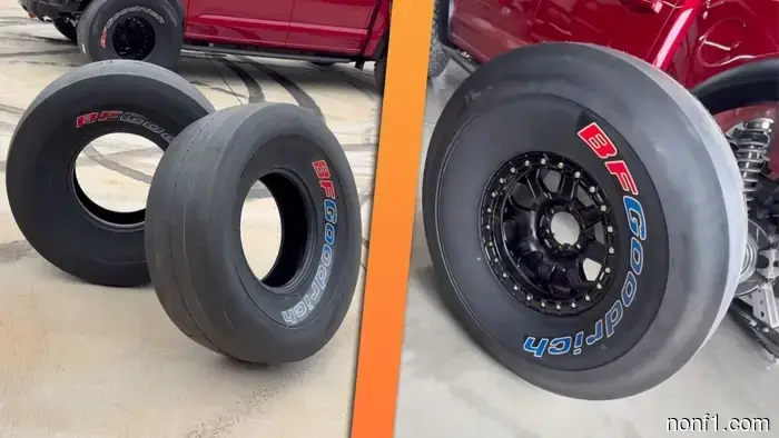 Mira estos slicks de carreras BF Goodrich de 39 pulgadas