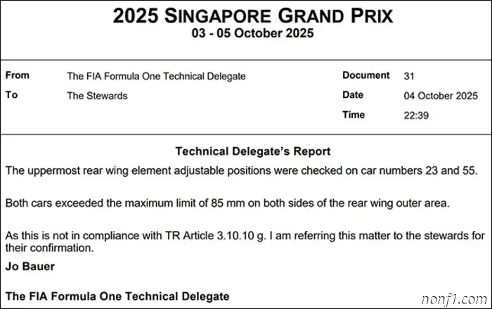 Williams se enfrenta a la descalificación