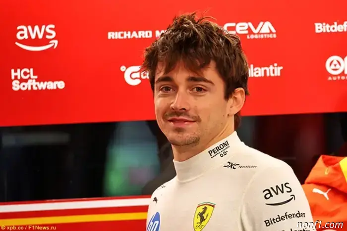 110 minutes before the start: Charles Leclair's comment