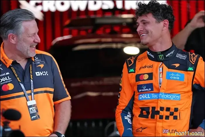 Lando Norris won the sprint qualifying.