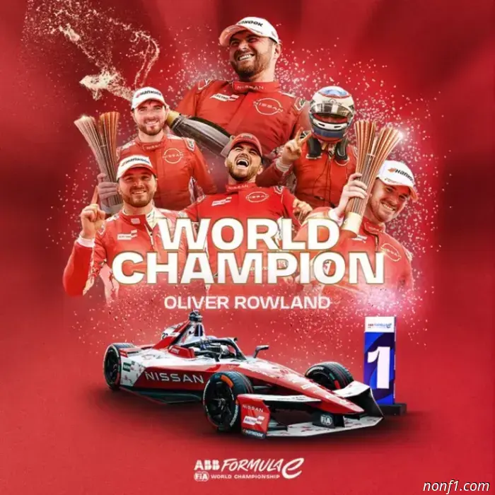 Formula E: Cassidy won the race, Rowland the title