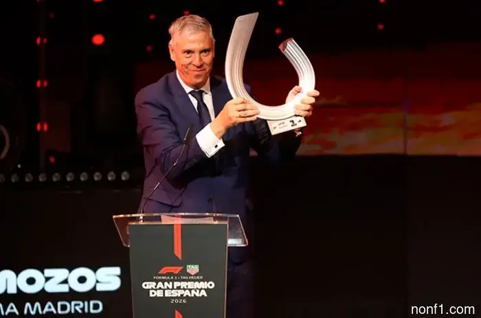 The main prize of the Spanish Grand Prix was presented in Madrid.